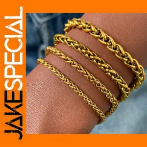 Elegant Stainless Steel Chain Bracelet for Women
