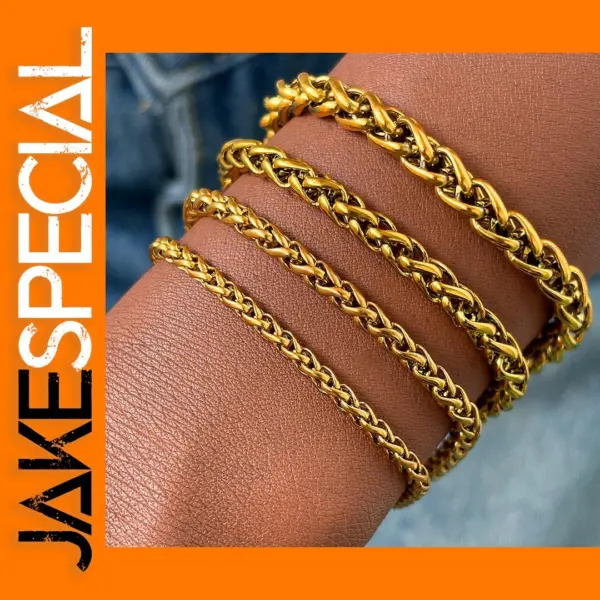 Elegant Stainless Steel Chain Bracelet for Women