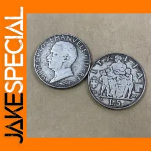 Replica 1938 Italy 5 Lire Coin Set
