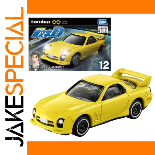 Mazda RX-7 Initial D Diecast Model Car