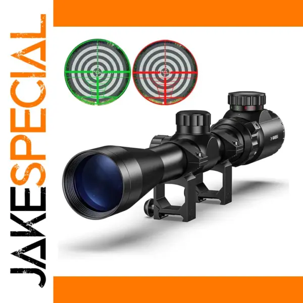 3-9x40EG Tactical Rifle Scope with Illuminated Reticle