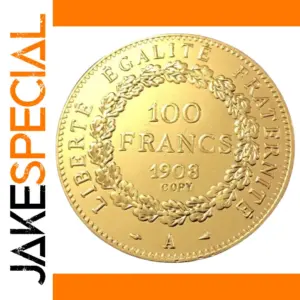1908 France 100 Francs Replica Gold Coin