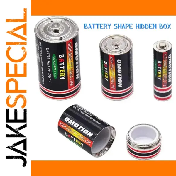 Secret Hidden Storage Dry Cell Diversion Safe
