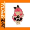 Trendy Girl Enamel Pin Badge Accessory