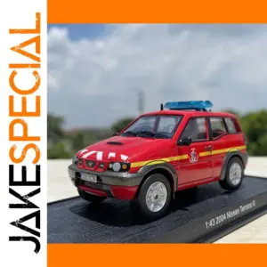 1:43 Scale Nissan Terrano II Fire Truck Model