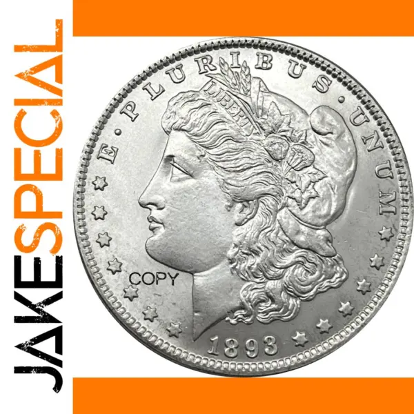 1893 Morgan Silver Plated Commemorative Coin