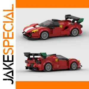 MOC Rally Racing Car Building Block Set