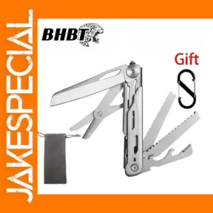 9 in 1 Stainless Steel Multitool Pocket Knife