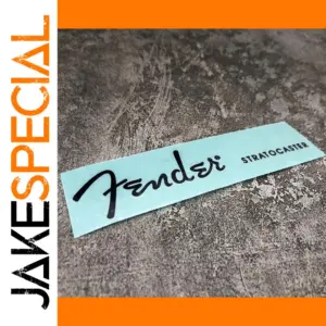 Metal Guitar Decal Sticker Fender Stratocaster