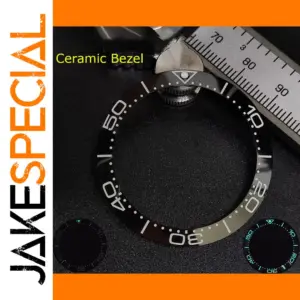 Luminous Ceramic Bezel Insert for Watches 39.3-40.7mm
