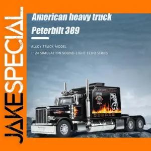 1/24 Scale Peterbilt 389 Diecast Truck Model