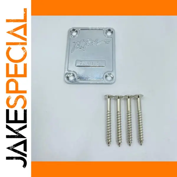 BCRICH Original Guitar Neck Plate with Screws