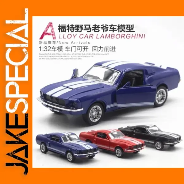 1:32 Diecast Mustang GT Vintage Model Car