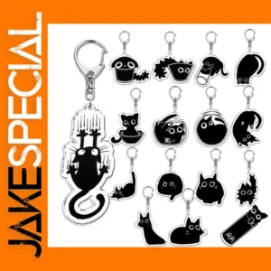 Cute Cartoon Cat Keychain for Bags