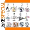 Travel Rome Paris Plane Charm for Jewelry