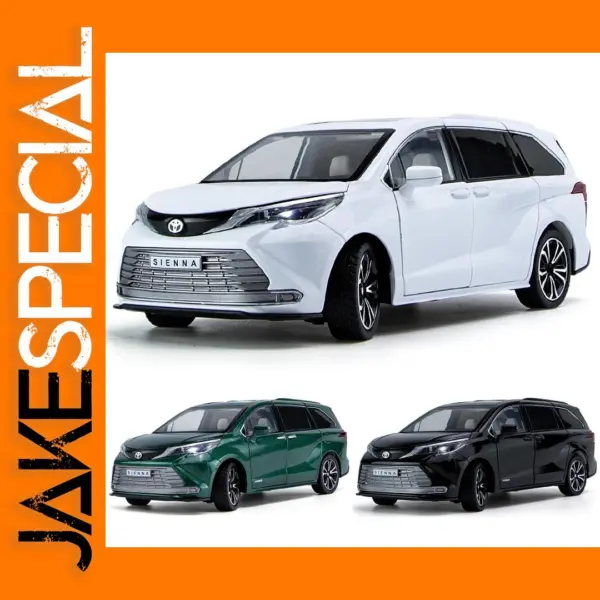 1/24 Toyota Sienna Diecast Van Model