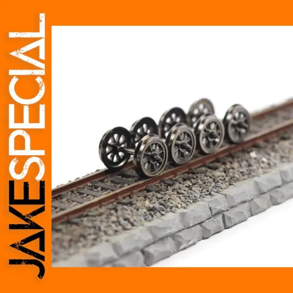 12pcs/24pcs HO Scale Metal Train Wheels