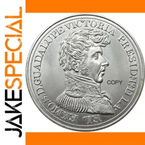 Guadalupe Victoria Commemorative Silver-Plated Coin