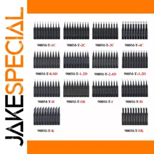 10-Pack Lead-Free Soldering Iron Tips for 936/937 Stations