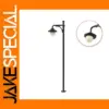 10pcs HO Scale Round Lamp Post LED Lights