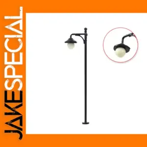 10pcs HO Scale Round Lamp Post LED Lights
