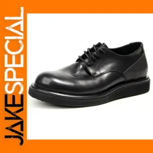 Men's Handmade Leather Casual Platform Shoes