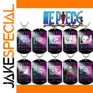 10PCS Luffy Bounty Keychain Pendant Set