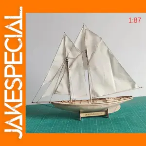 1:87 Wooden Sailing Ship Model DIY Kit