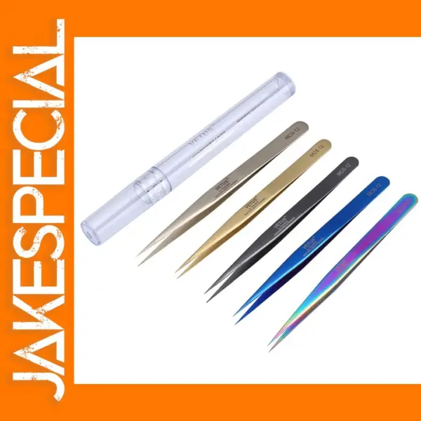 Precision Stainless Steel Tweezers for Repairs