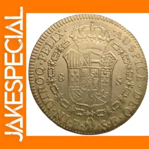 Colombia 1777 8 Escudos Gold Replica Coin