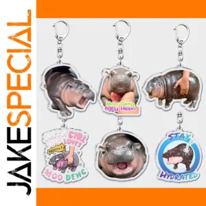 Cute Hippo Keychain for All Ages