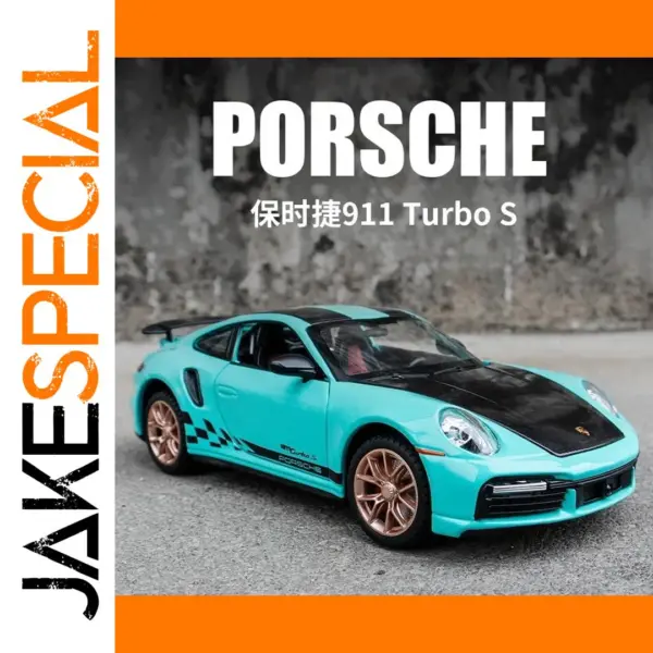 1:24 Porsche 911 Turbo S Diecast Model Car