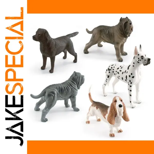 Mini PVC Dog Figures Set for Collectors