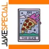 Pastel Pizza Slice Enamel Brooch Pin
