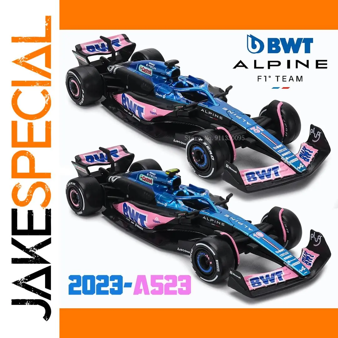 Bburago 1:43 Alpine F1 Team Diecast Model 1 Bburago 1:43 Alpine F1 Team Diecast Model