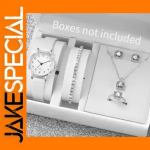 Elegant Women's Quartz Jewelry Watch Set V248