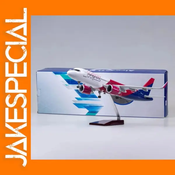 A320NEO Wizz Air Model Toy Airplane 47CM