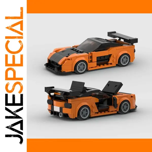 RX7 Building Blocks Racing Supercar Set