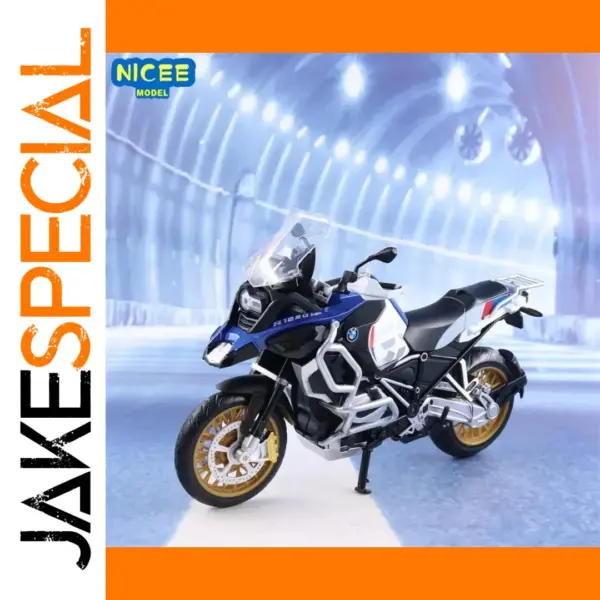1:12 BMW R1250 GS Diecast Motorcycle Model