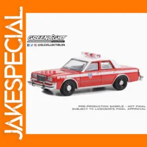 1:64 Scale Plymouth Gran Fury Fire Truck Model