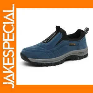 Men's Slip-On Suede Hiking Shoes