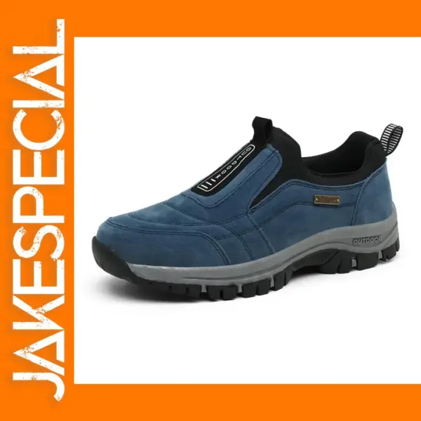 Men's Slip-On Suede Hiking Shoes