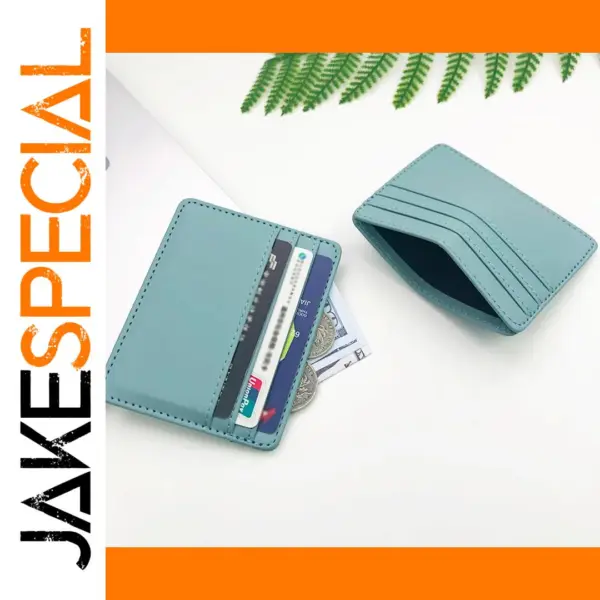 PU Leather Multi Slot Business Card Holder