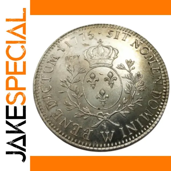 Louis XVI Silver Plated Coin Replica 1769 1775