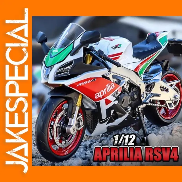 1:12 Scale Aprilia RSV4 Alloy Motorcycle Model