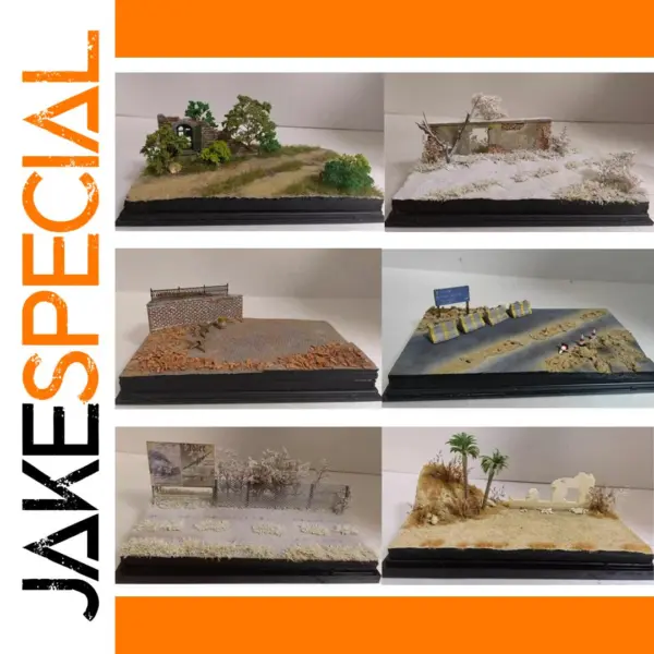 1:72 Scale Resin Plastic Scene Platform