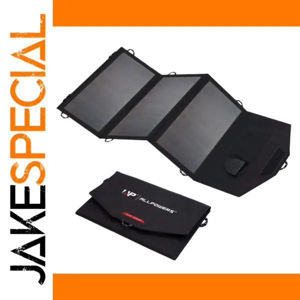 ALLPOWERS 21W Foldable Solar Charger with Battery