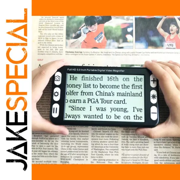 5 Inch Handheld Video Magnifier with LED Light