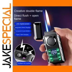 Rechargeable Windproof Cigar Lighter Jet Torch