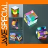 Colorful Optical Glass Cube Prism for Gifts